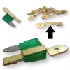 Pico 10 Pack Brass ATM Mini Fuse Taps Over Blade