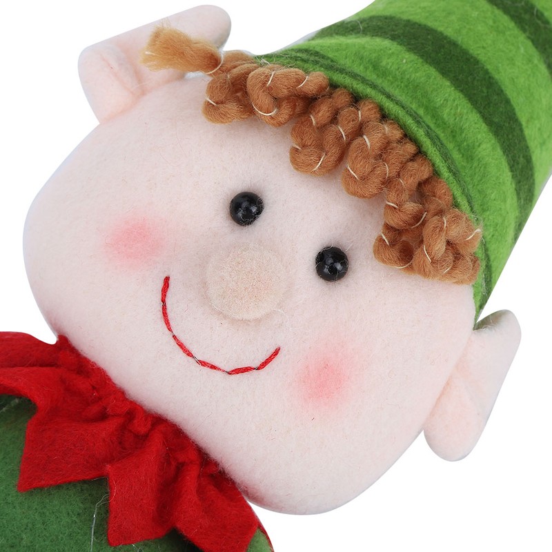 3pcs/Set Cute Santa Claus Snowman Doll Wine Bottle Cover Holder