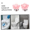 Yardenfun 2 Pcs Toilet Flush Button Handle Replacement Design Push