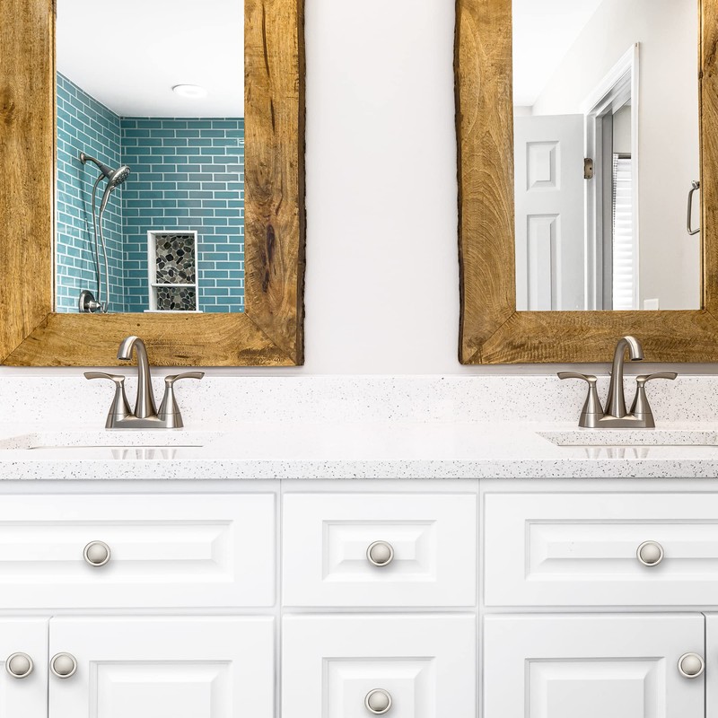 Ravinte 30 Pack Brushed Nickel Cabinet Pulls 1-1/4 inch Kitchen