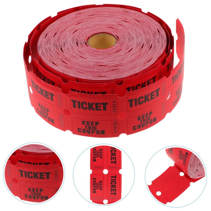 SELECOCO Perfect for Party Tickets, Rattles, Drink Tickets, Game Tickets,