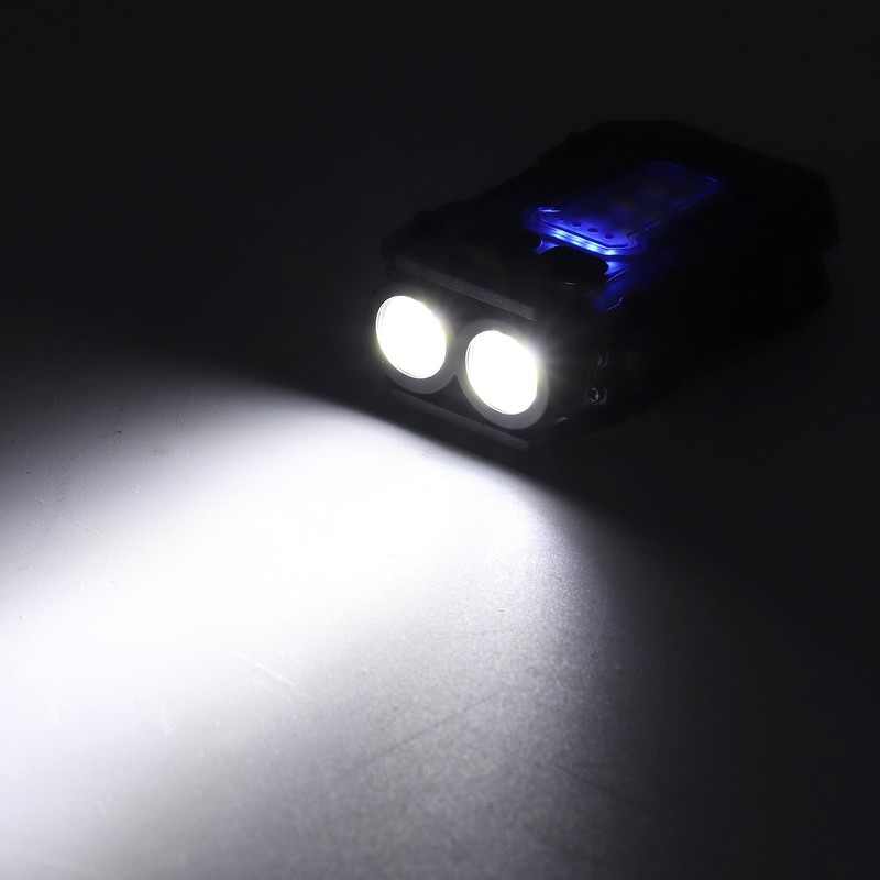 Keychain Flashlight LED Intelligent Power Display 750mAh 8 Gears with