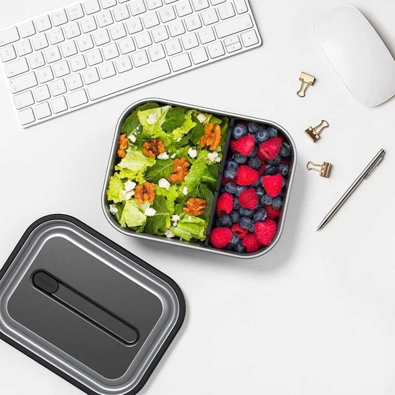 Bentgo Microwavable Stainless Steel Leak-proof Lunch Box 1200ml, Aqua
