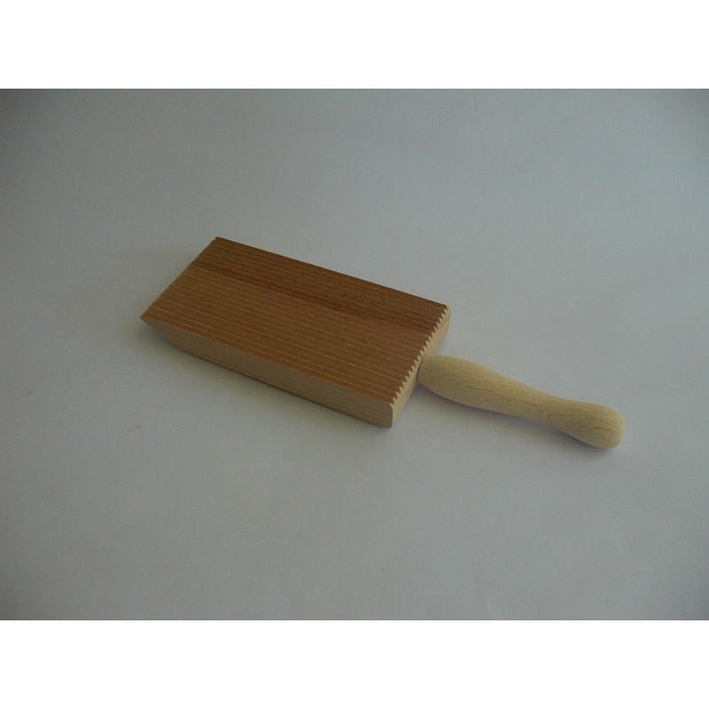 Tredoni Professional Gnocchi Wood Paddle Slanted Ridge Board Pasta Maker