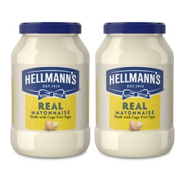 Hellmann's Real, Mayonnaise, 48 oz, Twin Pack