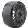 Powerhobby Buster 1/8 GT Slick Belted Mounted Tires 17mm Radial Wheels (4) (Medium Soft)