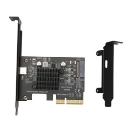 USB 3.2 Gen 2 Expansion Card Type C 20Gbps ASM3242 Main Control PCIe to USB 3.2 Expansion Card for Desktop PC Chassis