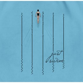 Shirtracer - Gym Bag Backpack - Just Swim, 1 Light Blue