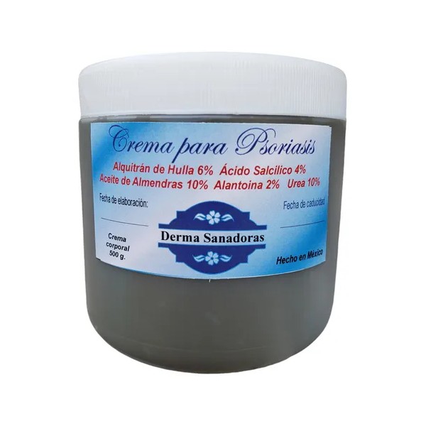 Alquitrán De Hulla Ácido Salcilico Aceite De Almendras 500g