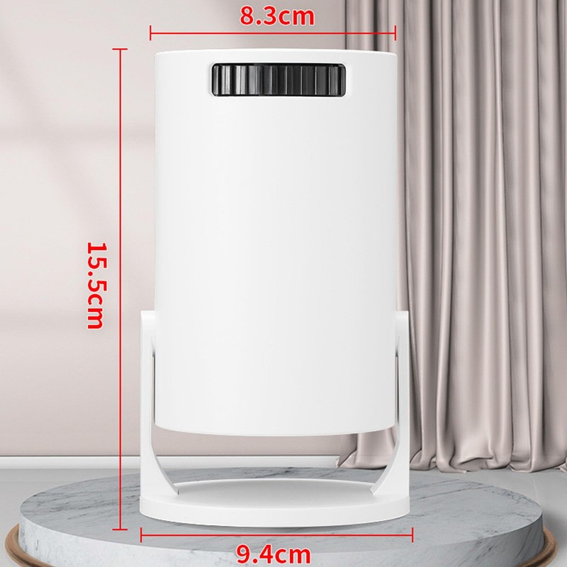 Portable Projector, 1080P Home Theater Projector with 180 Degree Rotatable,