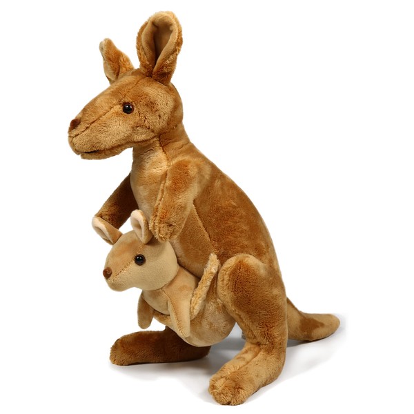 ICE KING BEAR Kangaroo Soft Toy with Removable Joey Stuffed