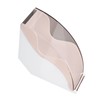 Fan Shape Storage Box with Dustproof Cover Compact Acrylic Filter
