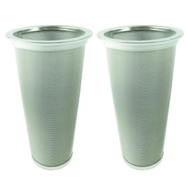 2 Pack - Ultra Fine Cold Brew Coffee Filter For 32 OZ or Larger Wide Mouth Mason Jar, Food Grade 304 Stainless Steel, With Silicone Protective Ring, Cold Brew Tea Filter, Fruit Infused Water Filter