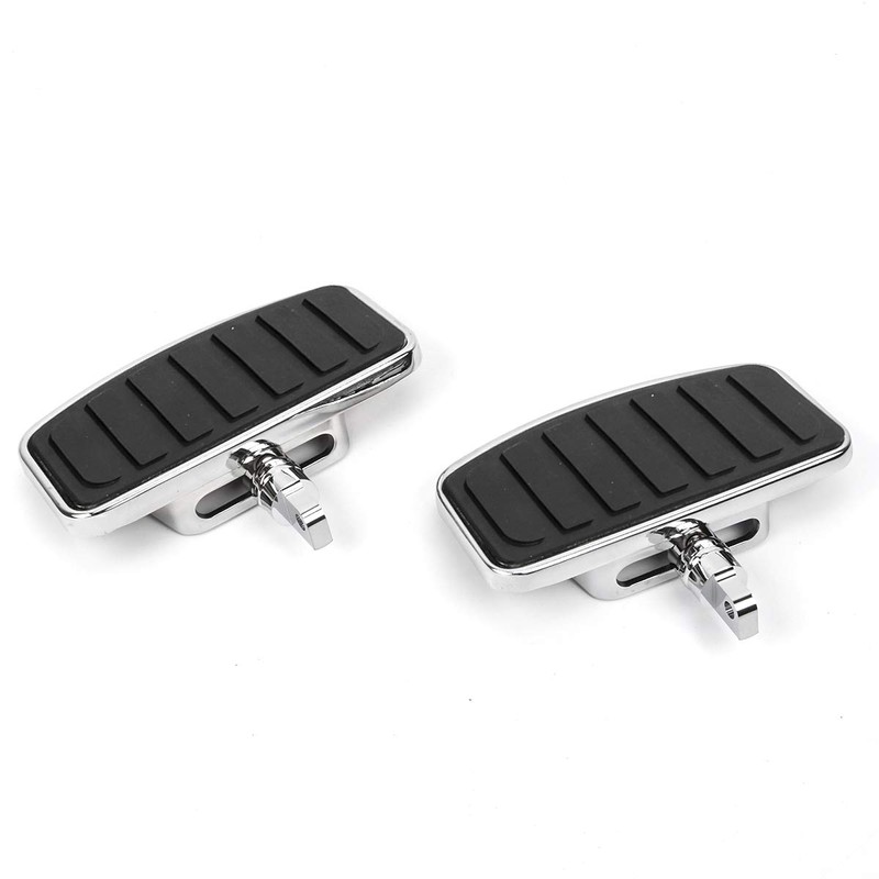 Adjustable Motorcycle Floorboards Rear Passenger Foot Pegs Footboard Pedals Compatible