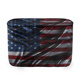 Hechitok Vintage American Flag RV Trailer Propane Tank Cover, Waterproof Replacement Covers for RV/Trailer/Camper RV Parts RV Accessories