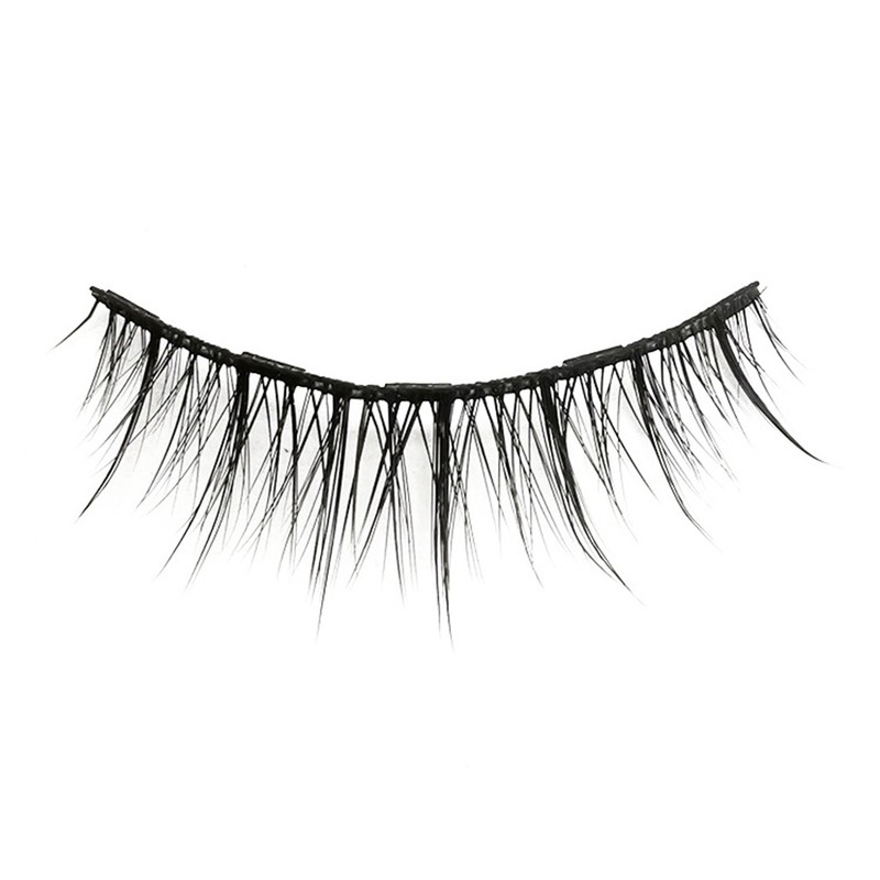 20pcs Magnetic 3D False Eyelashes Reusable Fluffy Magnetic Artficial Lashes