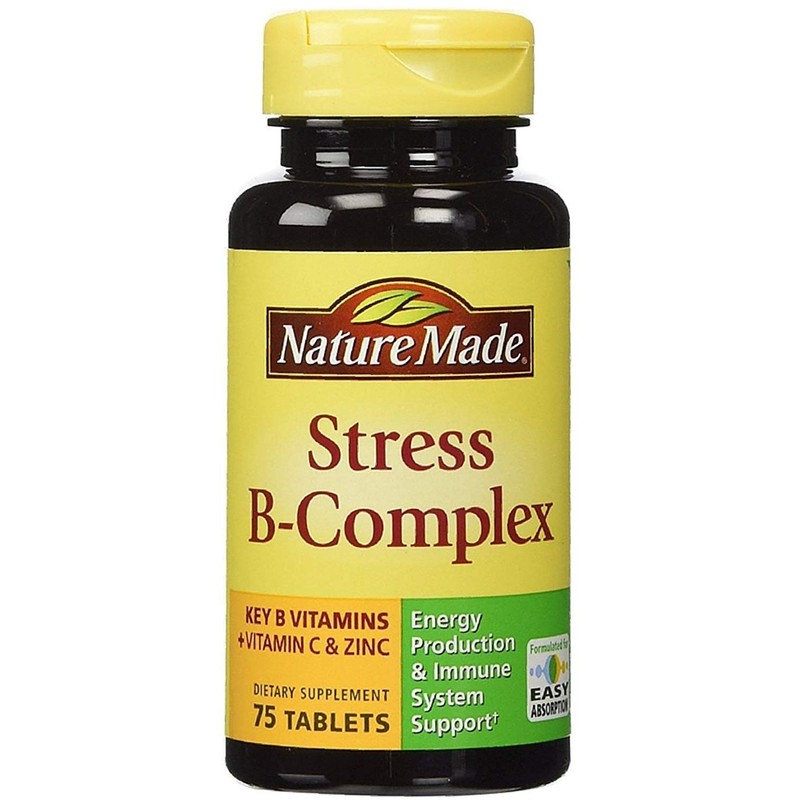 Nature Made Stress B-Complex Dietary Supplement Tablets with Vitamin C