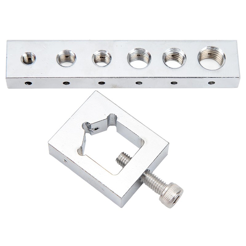 CYSFETENA Nut Bolt Drill Jig Set, Metal Safety Wire Drill