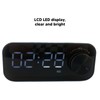 Mini Bluetooth Speaker Heavy Bass Dual Alarm Clock Portable Wireless