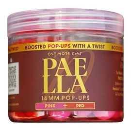 One More Cast Paella Boosted Fluoro Pop Up 14mm Red & Pink