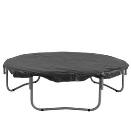 13ft Trampoline Cover, Round Trampoline Cover Rain Snow Sun Shade Protection Cover, Rainproof UV Resistant Wear-Resistant Gravity Trampoline Cover trampoline Protective Covers - 13ft Round,Black