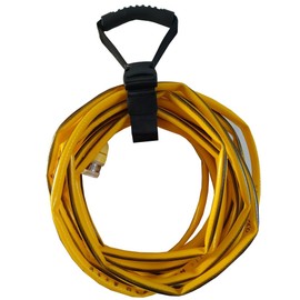 HDHYK- Assorted 3Pack Black-with Handle Extension Cord Organizer,Easy-Carry Wrap-It Storage Straps，for Workshop,Garden Hose, Extension Cord,Cable,Garage,Boat,RV Accessories Garage Organization。