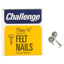 Felt XL Head Clout Nails 15MM (225G), Nail Fasteners, Hardware - 12026