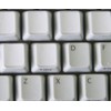 Blank Keyboard Sticker White Background for Desktop, Laptop and Notebook