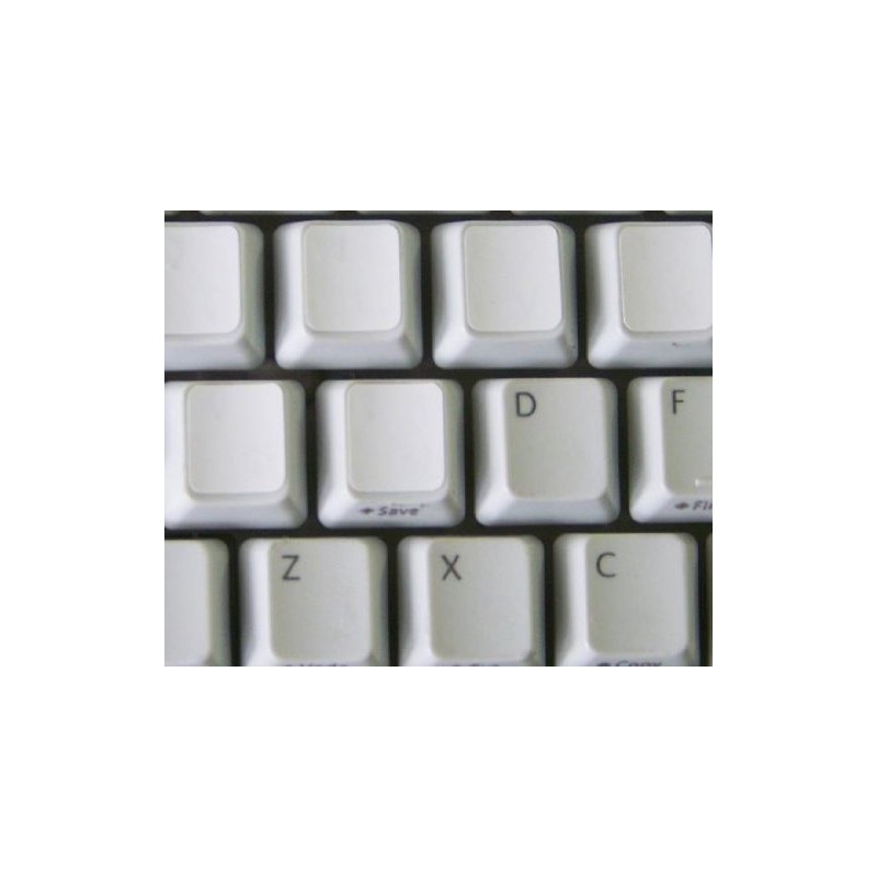Blank Keyboard Sticker White Background for Desktop, Laptop and Notebook