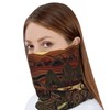 African Tribal Art Multifunction Beanie Hats for Women Men Slouchy