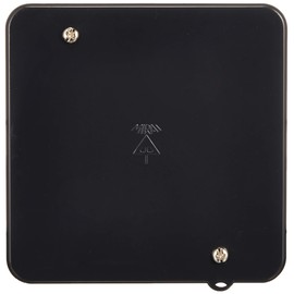 Mirai Industry PVK Box, Medium Square Shallow Type, With Knock, Black, Price for 1