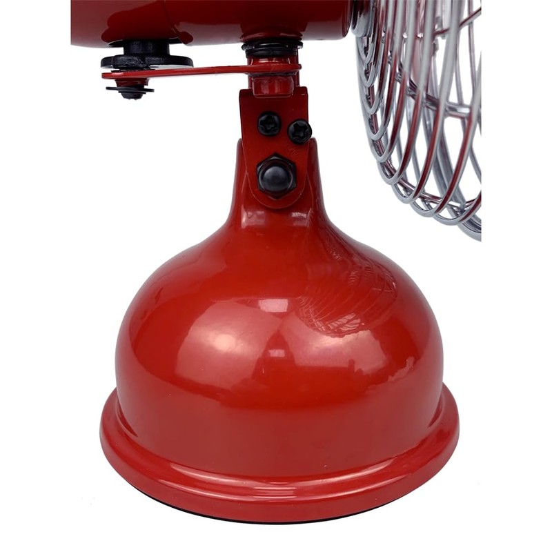 Good Housekeeping 92521 All-Metal 5" Retro Oscillating USB-Powered Personal Fan,