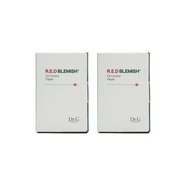 Dr.G Red Blemish Oil Control Paper 70 sheets+70 sheets / 닥터지 레드 블레미쉬 오일 컨트롤 페이퍼 70매+70매