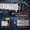 Nilight LED Light Bar 20 Inch 126W Spot Flood Combo