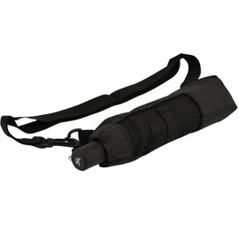 iX-brella Trekking Pocket Umbrella XXL with Shoulder Bag, Black, Pocket umbrella XXL