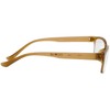 Fujita Optics IL-001BR -6.0 Prescription Elastic Resin Frame, Clear, Brown