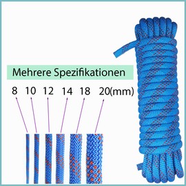 Treadstar 8 mm - 10 m, climbing rope, multi-purpose rope, outdoor cord, fire escape rope, rescue rope, boat construction, anchor rope, dock lines, car tow rope, lifting equipment, rigging rope, safety