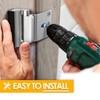 Home Security Door Lock Withstand 800lbs Aluminum Alloy Childproof Door