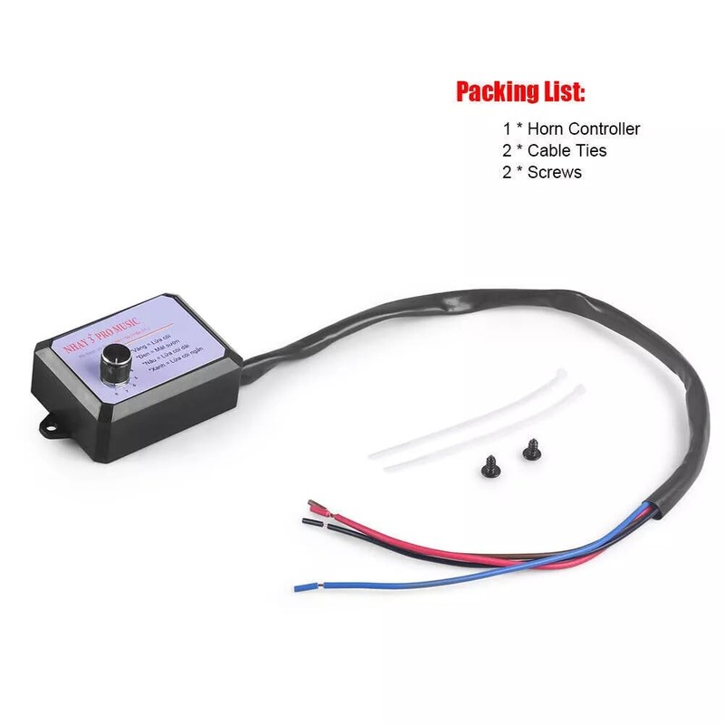 Nhay 3+ Pro Music Rapid Horn Relay 12V-24V（8Tones) Compatible With