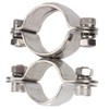 Swivel Clamp 360° Marine Grade Stainless Steel 316 Yacht Fishing