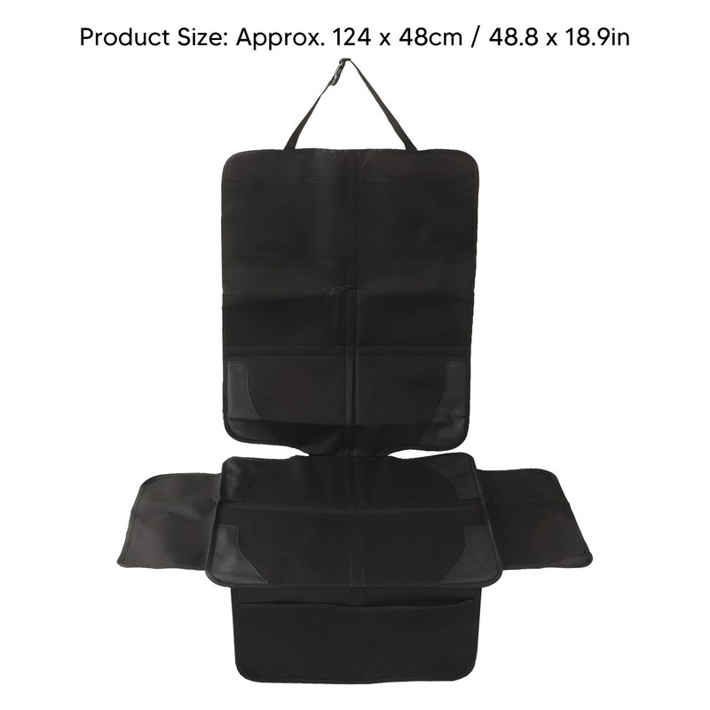 Baby Car Seat Protector with Mesh Storage Pocket Wear Resistant