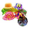 36 Sombrero Bombin Neon Plastico Fiesta Boda Evento Batucada Color