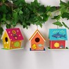 Wood Bird House Craft Wood Bird House Kit DIY Wooden