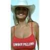 Red Cowboy Pillows®️ Bra - Size: L