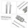 Healeved 5pcs Rhinestone Lip Gloss Holders Elegant Empty Lipstick Bottles