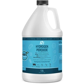 MAXTITE 12% Hydrogen Peroxide Solution - 1 Gallon Ecofriendly Natural Cleaning Solution for Kitchen, Bath, Laundry, and Home - HDPE Jug with Child-Safe Cap Made in USA