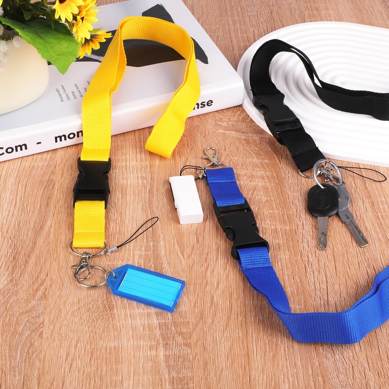 Nylon Lanyard with Swivel Lobster Clasp, Lanyards for ID Card,