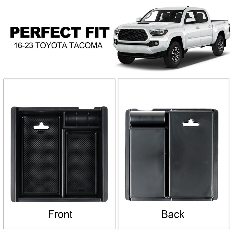 BILOPER Center Console Organizer for Toyota Tacoma 2016-2023 Accessories Storage