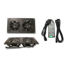 Coolerguys Cabcool802 Dual 80mm Fan Cooling kit for Cabinet & Home Theaters