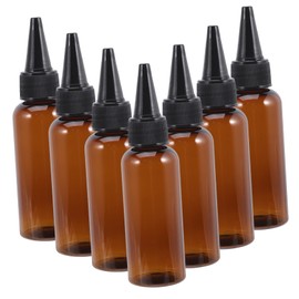 FRCOLOR Hair Oil Dispensing Bottle Set 50ml PET Plastic Refillable Applicator Bottles for Hair Dye Easy Squeeze Bottles